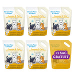 Cassava & Tofu litieră, 6 saci, 33 kg, Așternut Mix Premium Pisici