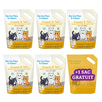 Cassava & Tofu litieră, 6 saci, 33 kg, Așternut Mix Premium Pisici