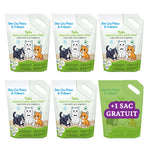 Tofu litieră, 6 saci, 33 kg, Așternut Luxury Pisici