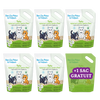 Tofu litieră, 6 saci (5+1 Gratuit), 33 kg, Așternut Luxury Pisici